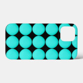 Modern stijlvol blauw patroon Case-Mate iPhone case (Achterkant (horizontaal))
