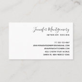 Modern stijlvol Blauwgroen agate & Gold Ribbon op Visitekaartje (Achterkant)