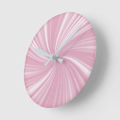 Modern stijlvol Bleek Roos Roze ronde stijl Ronde Klok (Hoek)