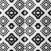 Modern Stijlvol Chique Zwart-wit Geometrisch Tegeltje