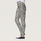 Modern stijlvol Curvy Patroon Leggings (Links)
