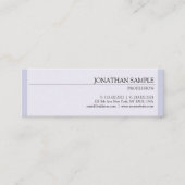 Modern stijlvol design Glamour Plain Professional Mini Visitekaartje (Voorkant)