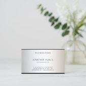 Modern stijlvol design met stijlvolle vormgeving visitekaartje (Staand voorkant)