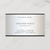 Modern stijlvol design met stijlvolle vormgeving visitekaartje (Voorkant)