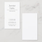 Modern stijlvol design stijlvol, glad, trendy luxe visitekaartje (Voorkant / Achterkant)