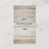 Modern stijlvol, donker hout - verticaal Visitekaa Visitekaartje (Voorkant)