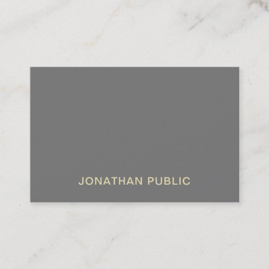 Modern stijlvol, eenvoudig design, professionele r visitekaartje (Voorkant)