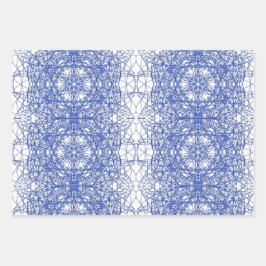 Modern stijlvol eenvoudig geometrisch patroon frac inpakpapier vel