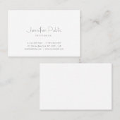 Modern Stijlvol Eenvoudige Sjabloon Professionele  Visitekaartje (Voorkant / Achterkant)