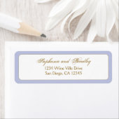 Modern Stijlvol Elegant Bruiloft Retouradres Etiket (Insitu)