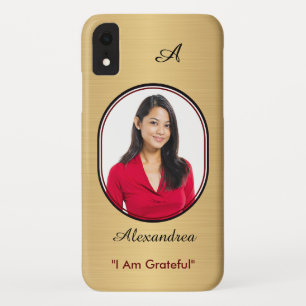 Modern stijlvol, elegant Gold Black Personaliseren Case-Mate iPhone Case
