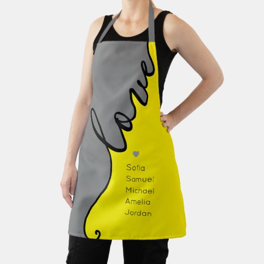 Modern stijlvol Elegant Script Moederdag Schort (Insitu)