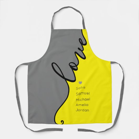 Modern stijlvol Elegant Script Moederdag Schort (Voorkant)