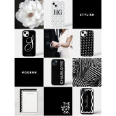 Modern stijlvol elegant script naam blauw Case-Mate iPhone case