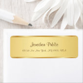 Modern stijlvol gekalligrafeerd script naam tekst etiket (Insitu)