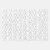 Modern stijlvol Geometric Line Pattern Inpakpapier Vel (Voorkant)