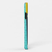 Modern stijlvol Geometric Lines Pattern Case-Mate iPhone Case (Achterkant/rechts)