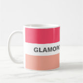 Modern Stijlvol Glamoureus Granny Pink Koffiemok (Links)