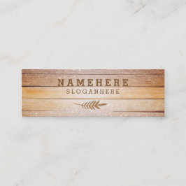 Modern stijlvol glitter Wood Mini Visitekaartje