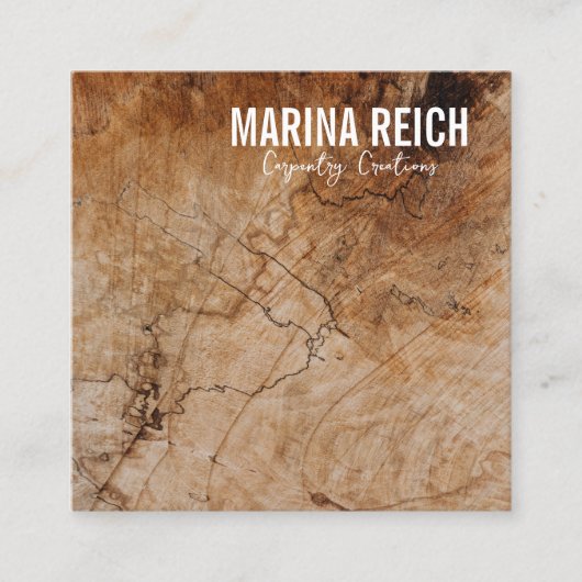 Modern stijlvol houtbewerkers Visitekaartje (Voorkant)