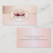 Modern stijlvol, Lijst Lotus Flower Visitekaartje (Voorkant / Achterkant)