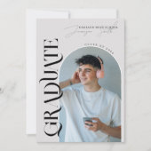 Modern stijlvol magazine Hoesje | Foto Afstuderen Kaart (Voorkant)