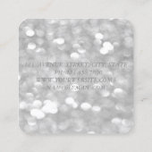 Modern Stijlvol, Makeup kunstenaar, Bokeh, Lips Vierkante Visitekaartje (Achterkant)