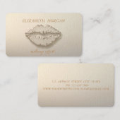 Modern Stijlvol, Makeup Kunstenaar, Lips Visitekaartje (Voorkant / Achterkant)