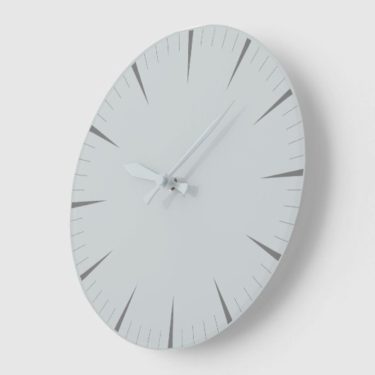 Modern stijlvol minimalistisch grote klok (Hoek)