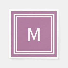 Modern stijlvol model aangepast monogram servetten