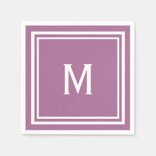 Modern stijlvol model aangepast monogram servetten