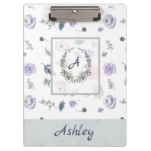 Modern stijlvol monogram Girly Pattern Ashley