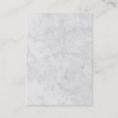 Modern Stijlvol Monogram grijs Rood Trendy Visitekaartje (Achterkant)