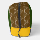 Modern stijlvol monogram groen toilettasje (Rechts)