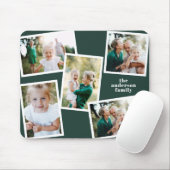 Modern stijlvol, multi-fotoreporenmodel, groen dec muismat (Met muis)