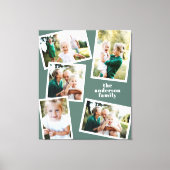 Modern stijlvol, multi-fotoreportaal voor thuisgeb canvas afdruk (Voorkant)