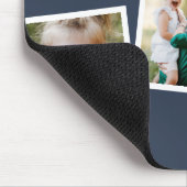 Modern stijlvol, multi-foto's home decor blauw muismat (Hoek)