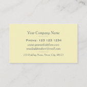 Modern stijlvol pasteelband striped visitekaartje (Achterkant)