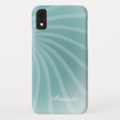  - modern stijlvol pastel Blauwgroen groen Case-Mate iPhone Case (Achterkant)