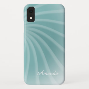  - modern stijlvol pastel Blauwgroen groen Case-Mate iPhone Case