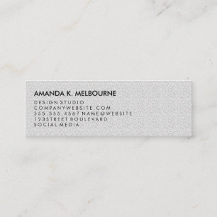 Modern stijlvol patroon mini visitekaartje