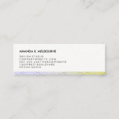 Modern stijlvol patroon mini visitekaartje (Voorkant)