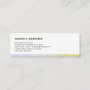 Modern stijlvol patroon mini visitekaartje