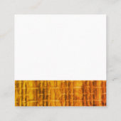 Modern stijlvol patroon vierkante visitekaartje (Achterkant)