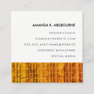 Modern stijlvol patroon vierkante visitekaartje