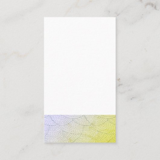 Modern stijlvol patroon visitekaartje (Achterkant)