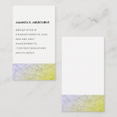 Modern stijlvol patroon visitekaartje (Voorkant / Achterkant)