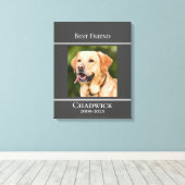 Modern Stijlvol Poster voor foto foto-memorieplaat Canvas Afdruk (Insitu (Houten vloer))