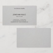 Modern stijlvol professioneel design elegant desig visitekaartje (Voorkant / Achterkant)