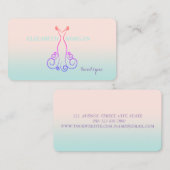 Modern stijlvol, professioneel, dress visitekaartje (Voorkant / Achterkant)